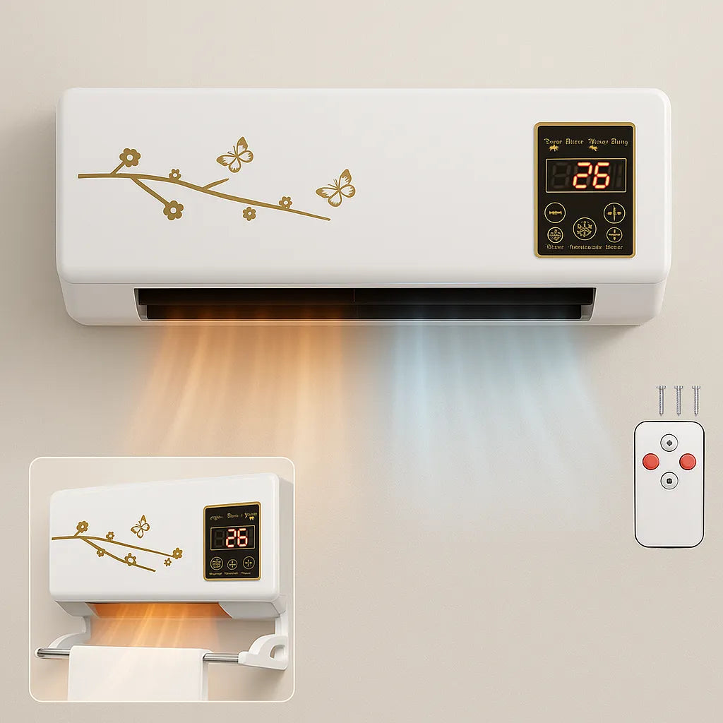 Mini Aire Acondicionado Portátil 2 en 1 - CLIMA PERFECTO & AHORRO DE ENERGÍA  (LIQUIDACIÓN POR CIERRE.)