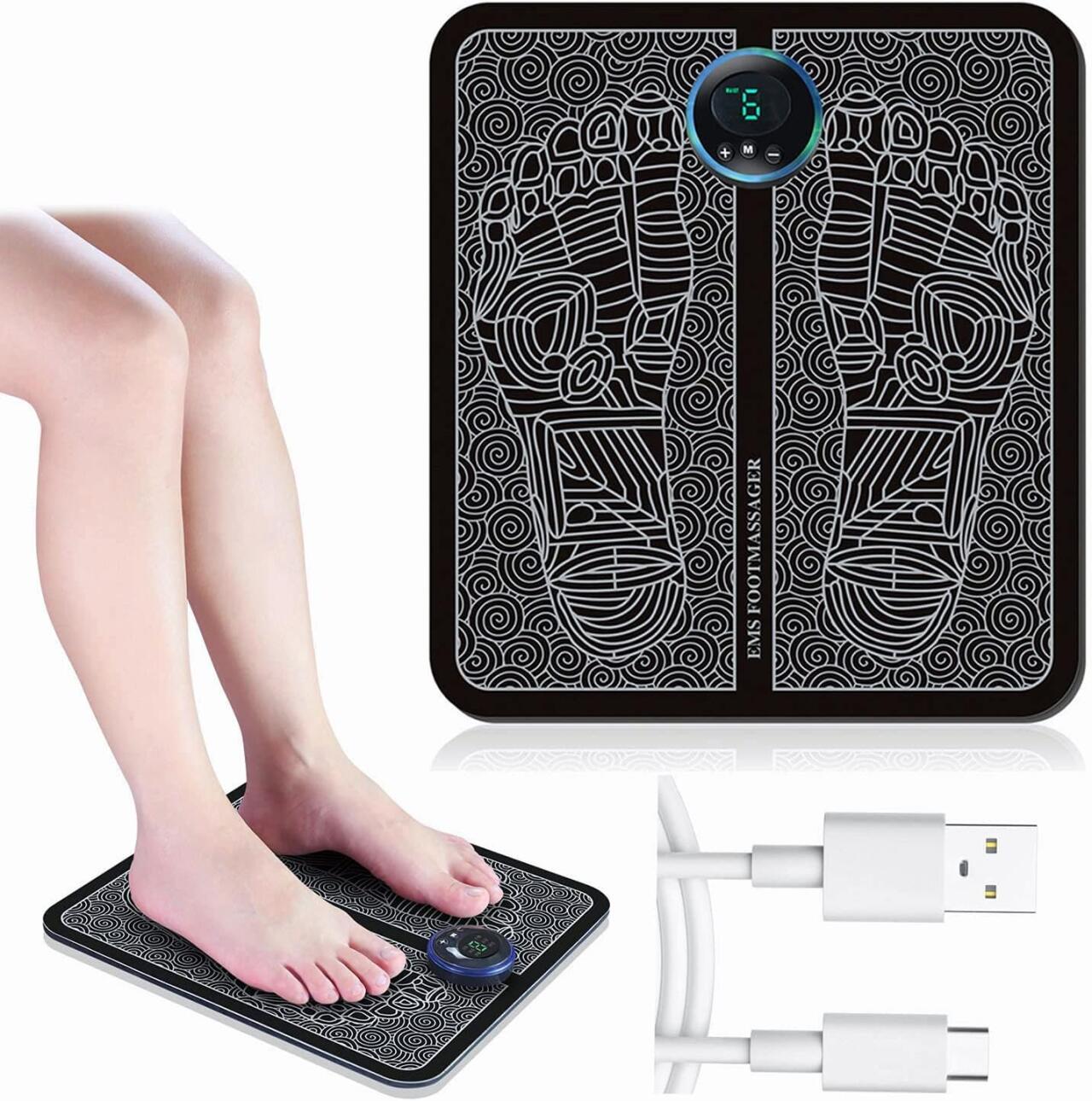 Masajeador de Pies Eléctrico – RelaxPies™ | Relájate y Alivia el Estrés en Minutos (LIQUIDACIÓN POR CIERRE)