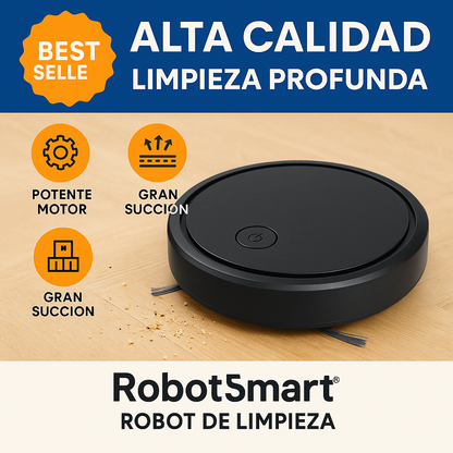 RobotSmart® - Robot de Limpieza | Limpia, Aspira y Pule Tu Hogar Sin Esfuerzo (LIQUIDACIÓN POR CIERRE)