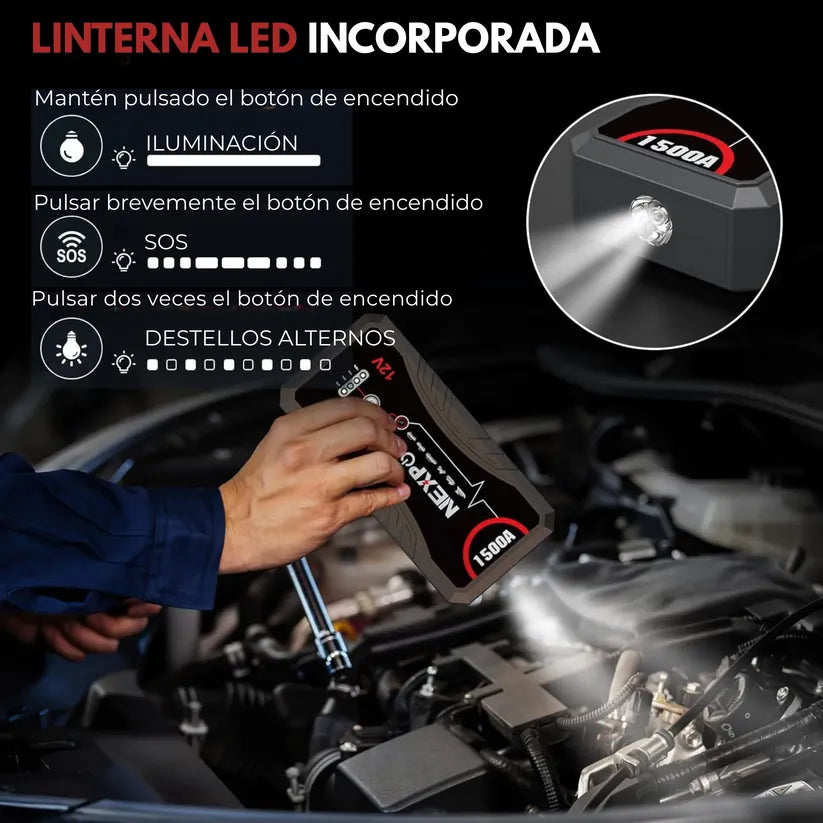 [OFERTA DE EMERGENCIA]  EnergyMax™ - Arrancador de Batería Con 11.000 mAh