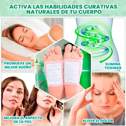 [Paga 20, Recibe 30 Unidades] Parche Detox Pies VidaTox™ – Eliminación de Toxinas Mientras Descansas