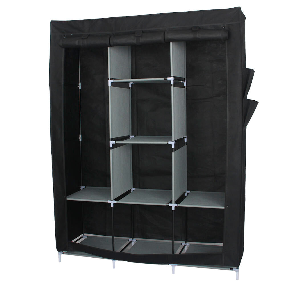 [SÚPER LIQUIDACIÓN] Armario Plegable con 8 Compartimientos y Estructura Reforzada